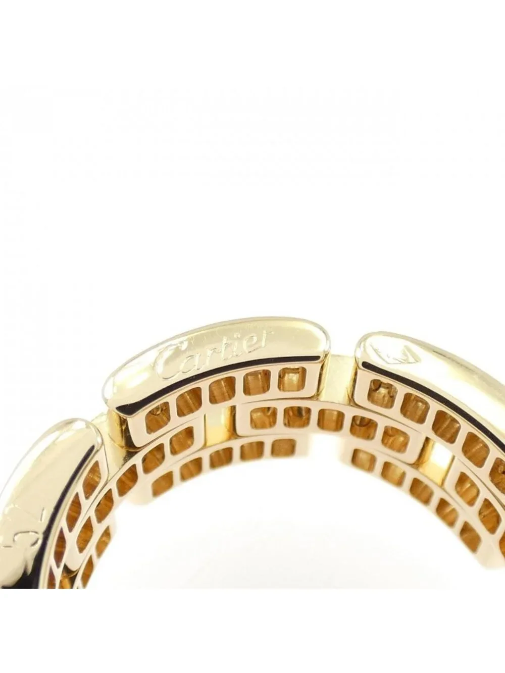 Cartier Maillon Panthere Full Diamond Ring